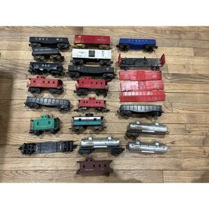 Vintage O Gauge Train Car Lot Of 18 Lionel & Marx